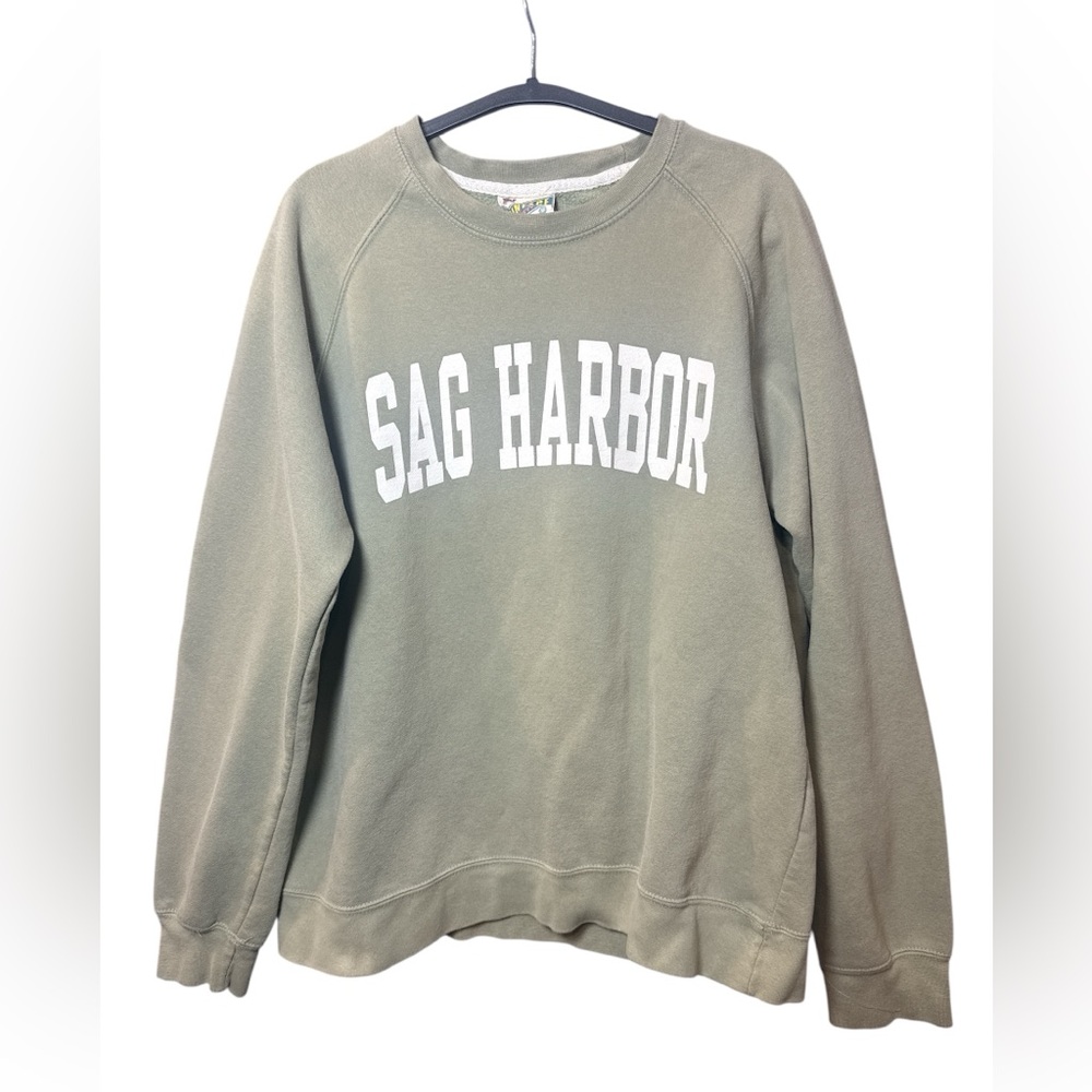 MV Sport Vintage Fleece Crewneck Sag‎ Harbor Graphic M Unisex